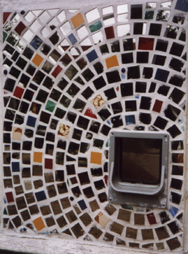 mosaic catflap