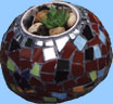 mosaic plant pot