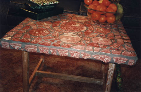 mosaic coffee table