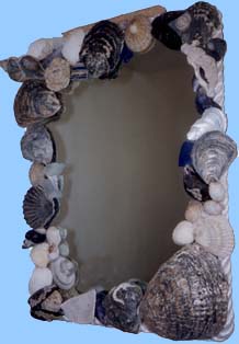 shell mosaic mirror