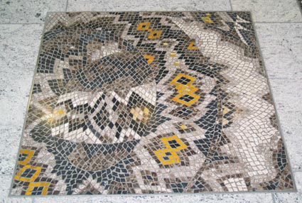 snake skin mosaic