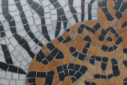animal skin mosaic