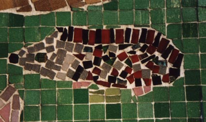 columbia road mosaic hedgehog