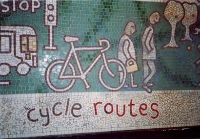 bicycle mosaic