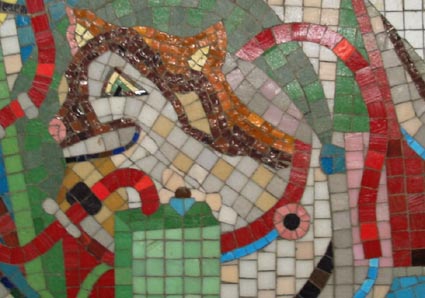 dog mosaic