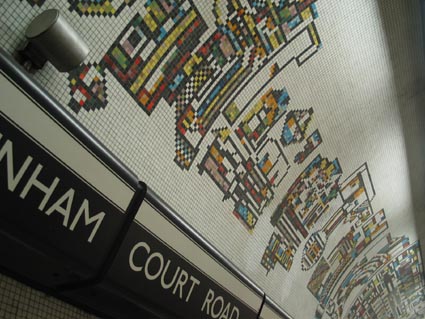 Tottenham Court Road tube mosaic