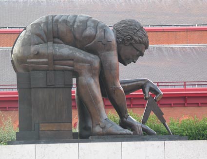 paolozzi statue of newton