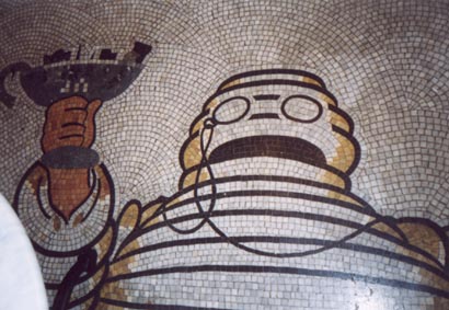 michelin man mosaic