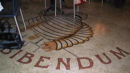 bibendum floor mosaic
