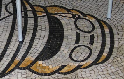 bibendum mosaic detail