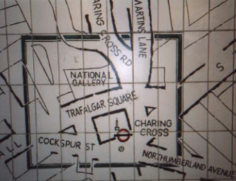 trafalgar square map