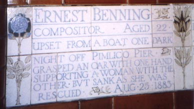 Ernest Benning memorial
