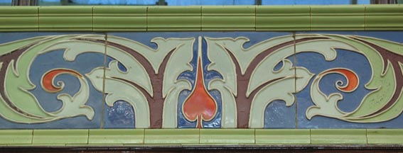 art nouveau tiles