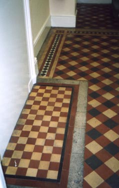 tiled floor