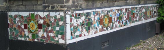 house wall mosaic