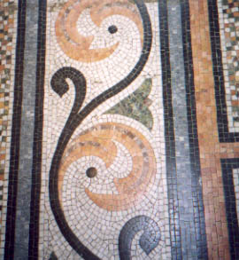 castle museum mosaic border