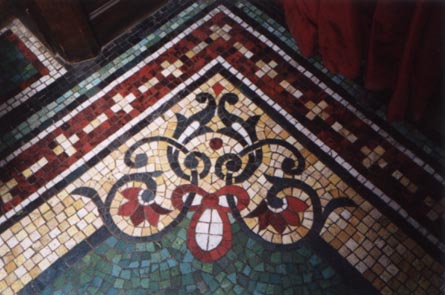 mosaic floor