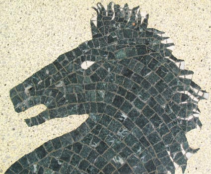 horse mosaic
