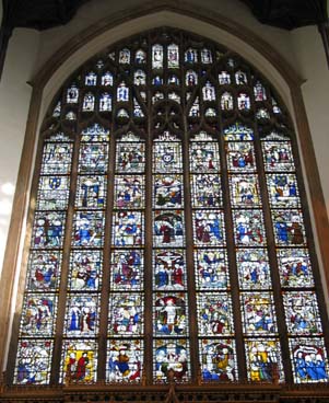 stained glass window