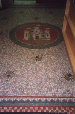 Norwich School of Art and Design floor mosaic