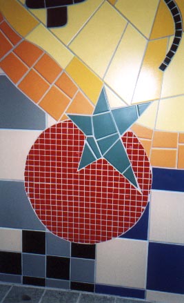 pizza hut tomato mosaic