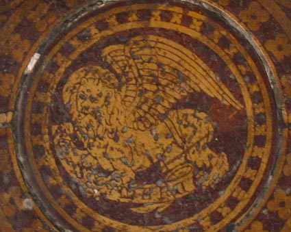 St Mark lion tile