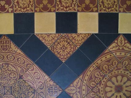 victorian tile pattern