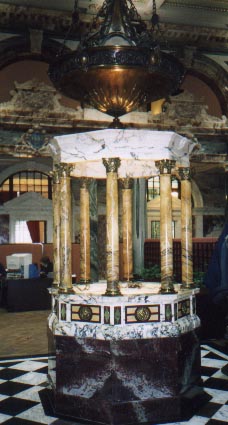 marble hot air fountain