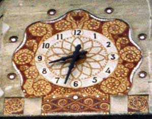 mosaic clock