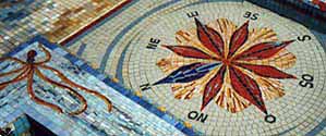 mosaic compass