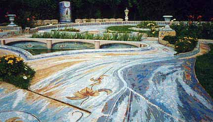 mosaic terrace