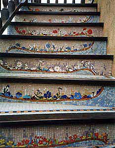 mosaic steps