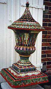 mosaic urn