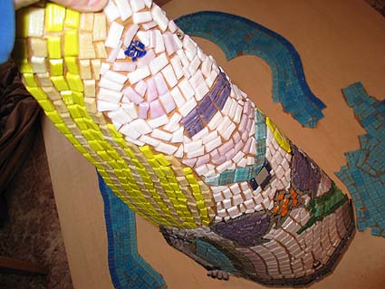 lifting mosaic sheet