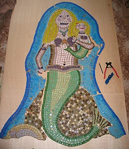 mosaic mermiad