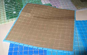 vitreous glass mosaic tiles