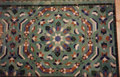 Morrocan zellij mosaic