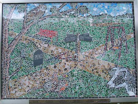 mosaic in Norfolk Street