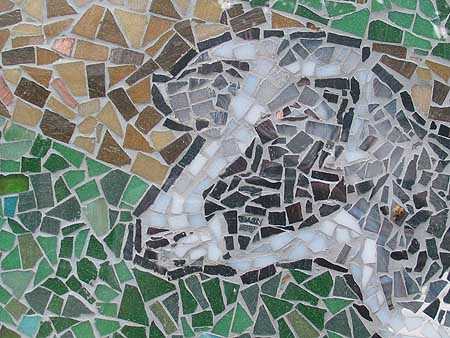 mosaic in Norfolk Street