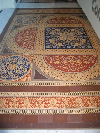 victorian tile panel