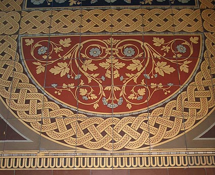 victorian tile panel