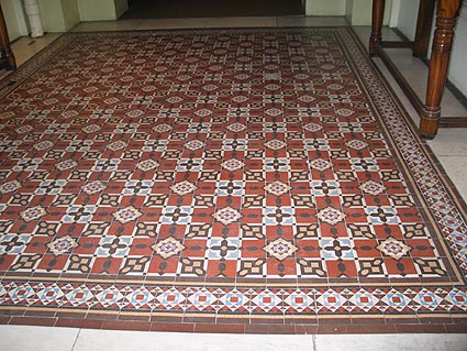 tile floor pavement