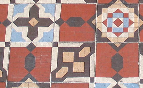 tile pavement deatil