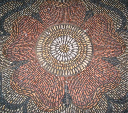 rose mosaic, Edinburgh