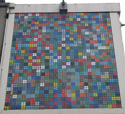 glass tile mosaic, Edinburgh