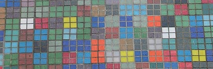 glass tile mosaic, Edinburgh