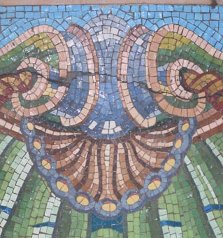 detail of mosaic
