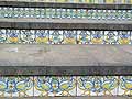 Tiles with birds and dancers