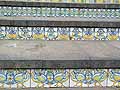 Tiles with birds and dancers