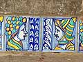 One of these tiles is signed IPAC, Caltagirone 1955